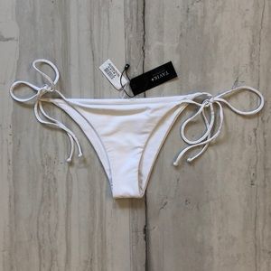 NWT Tavik Swim Jax String Bikini Bottom White